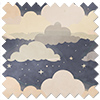 Cloudy Cosmos, Twinkle Grey - Motorised Roman Blind